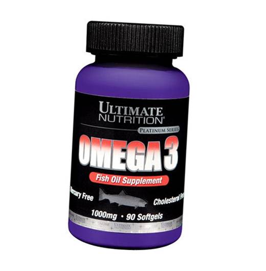 

Omega 3 Ultimate Nutrition 90гелкапс (67090001)