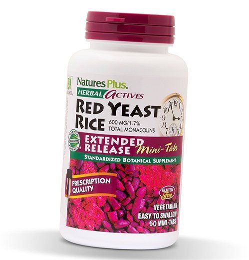 

Red Yeast Rice 600 Mini-Tabs Nature's Plus 60таб (71375012)