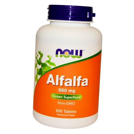 

Люцерна, Альфальфа, Alfalfa 650, Now Foods 250таб (71128061)