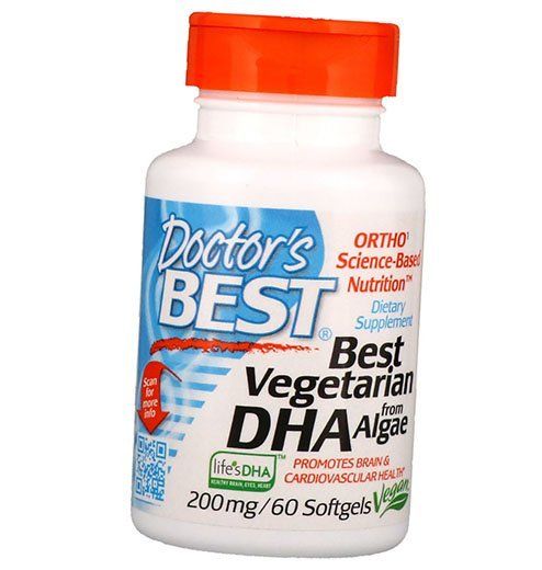 

Vegan DHA 200 Doctor's Best 60вег.гелкапс (67327004)