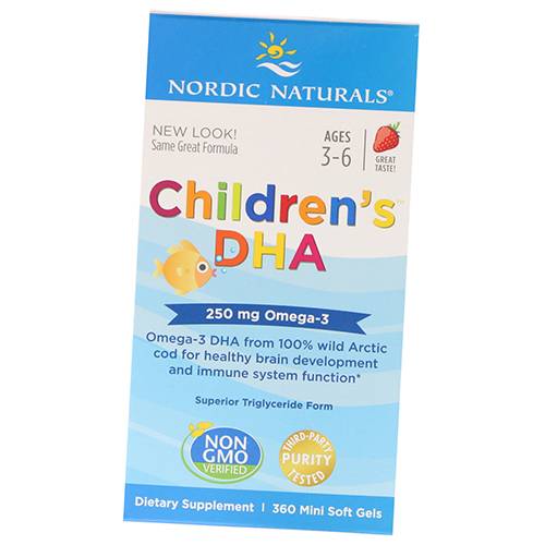 

Children's DHA Nordic Naturals 360гелкапс Клубника (67352005)