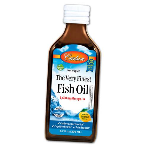 

The Very Finest Fish Oil Carlson Labs 200мл Лимон (67353021)