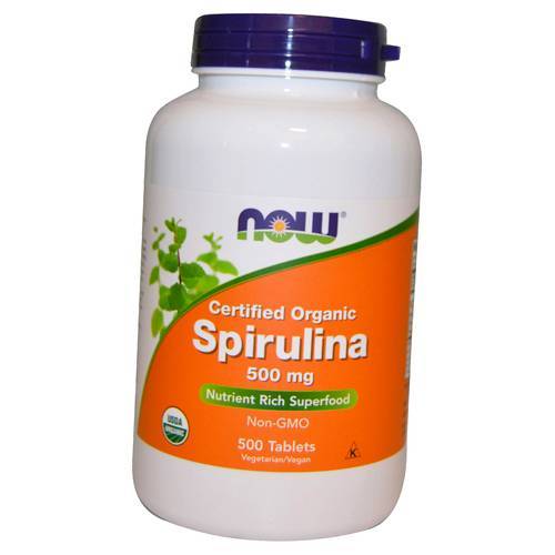

Спирулина, Spirulina 500, Now Foods 500таб (71128074)