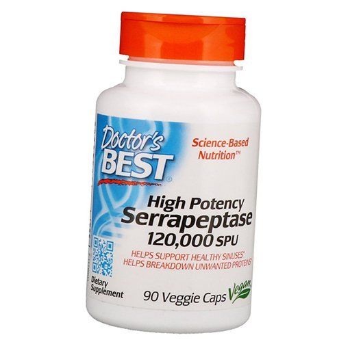 

High Potency Serrapeptase Doctor's Best 90вегкапс (72327015)