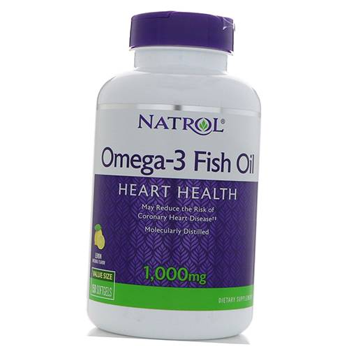 

Omega-3 Fish Oil 1000 Natrol 150гелкапс Лимон (67358004)
