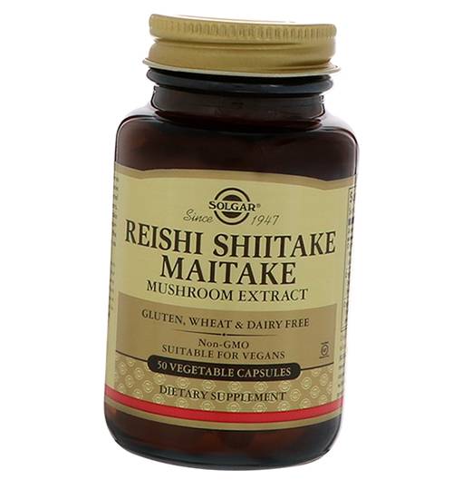 

Reishi Shiitake Maitake Mushroom Extract Solgar 50вегкапс (71313029)