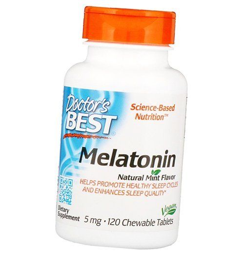

Мелатонин, Melatonin 5, Doctor's Best 120таб Мята (72327005)