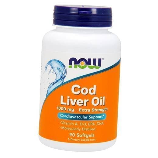 

Cod Liver Oil 1000 Now Foods 90гелкапс (67128018)