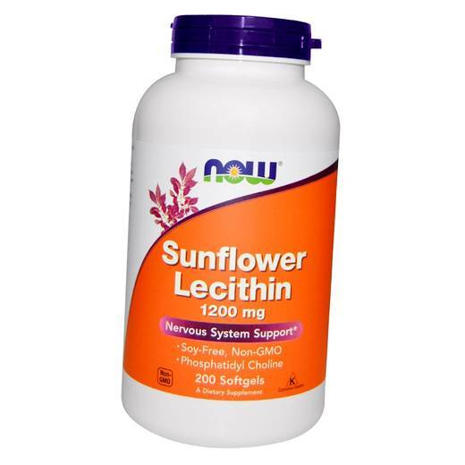 

Sunflower Lecithin Now Foods 200гелкапс (72128005)