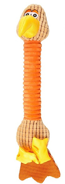 

Мягкая игрушка для собак Flamingo Bird With Feet оранжевая