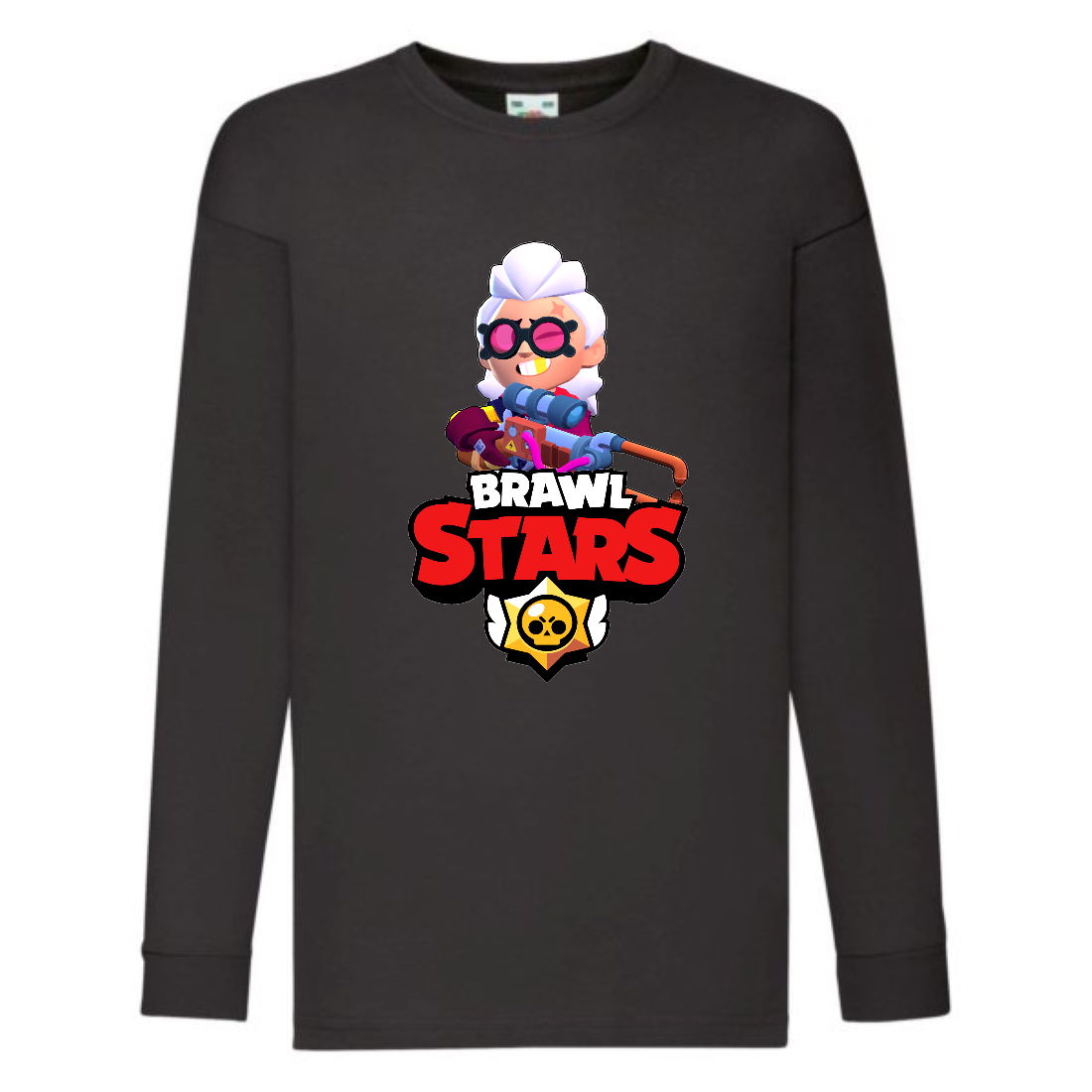 

Лонгслив реглан Brawl Stars Belle (Бравл Старс Бэлль) черная (BRST blc) 104 см