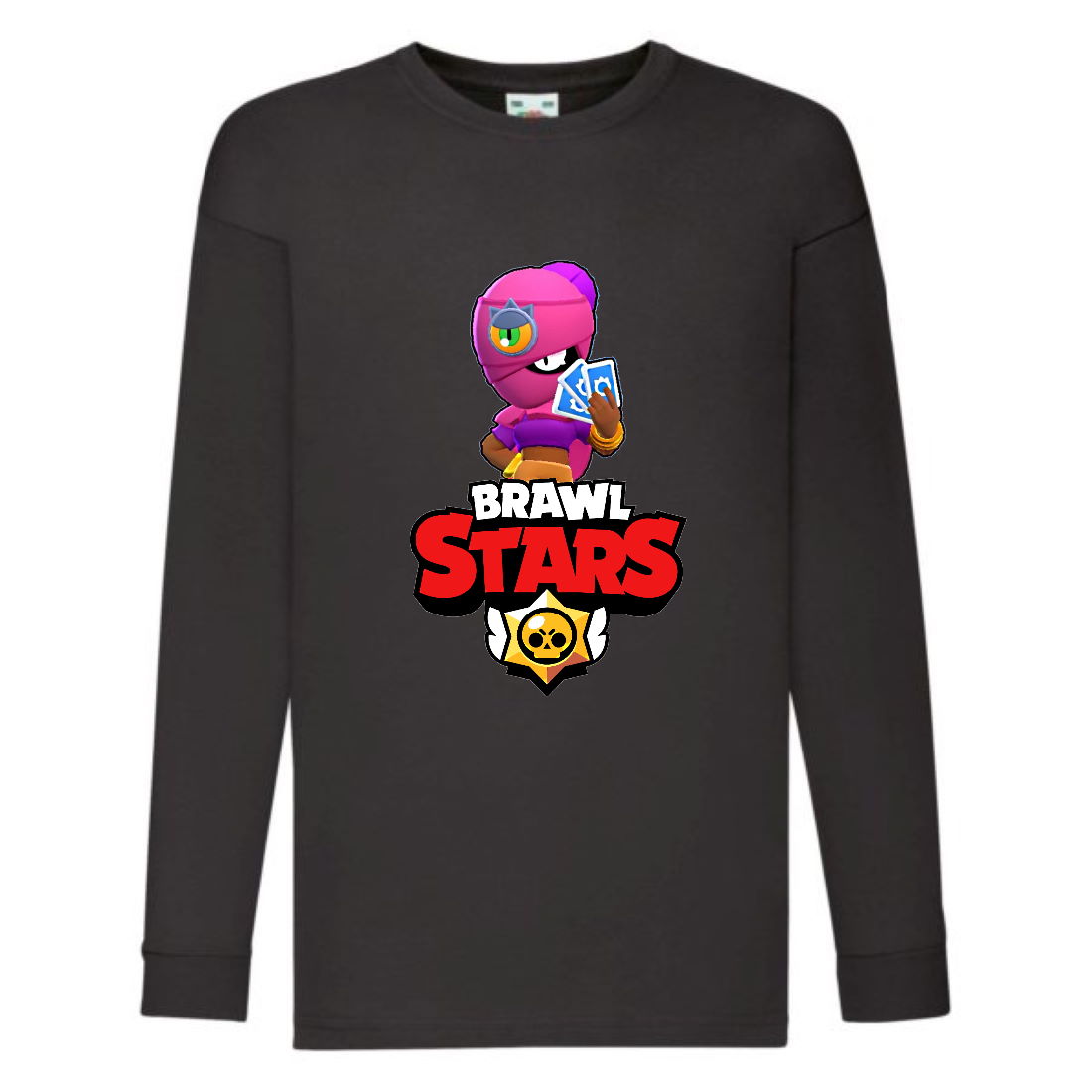

Лонгслив реглан Brawl Stars Tara (Бравл Старс Тара) черная (BRST blc) 152 см