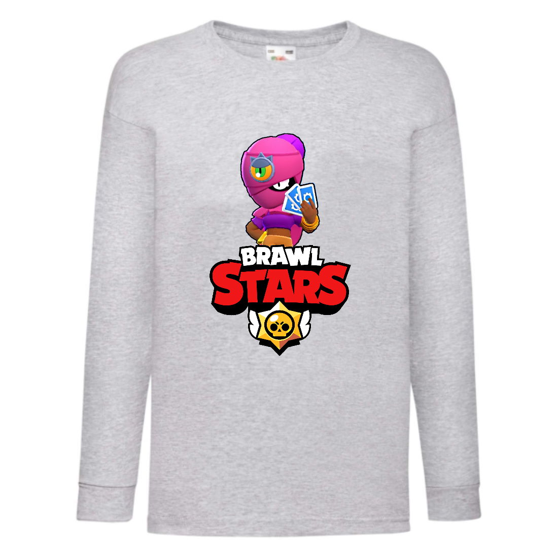

Лонгслив реглан Brawl Stars Tara (Бравл Старс Тара) серая (BRST gry) 104 см