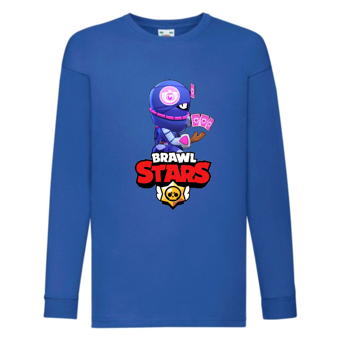 

Лонгслив реглан Brawl Stars Tara Ninja (Бравл Старс Тара Ниндзя) синяя (BRST blu) 104 см