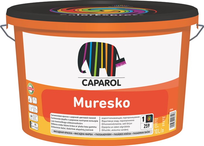 

Краска Caparol Muresko B1 10 л Белая (969084)