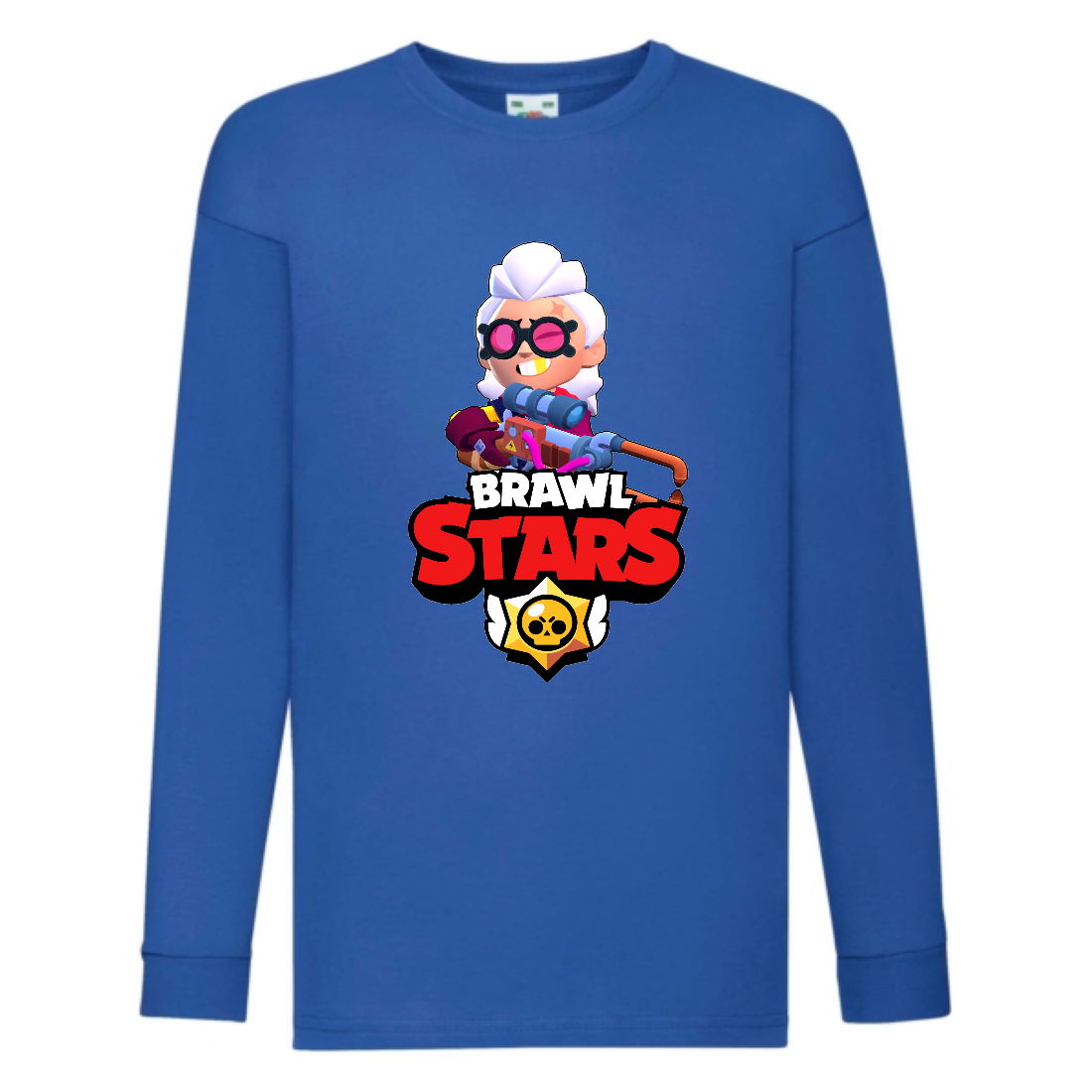 

Лонгслив реглан Brawl Stars Belle (Бравл Старс Бэлль) синяя (BRST blu) 140 см