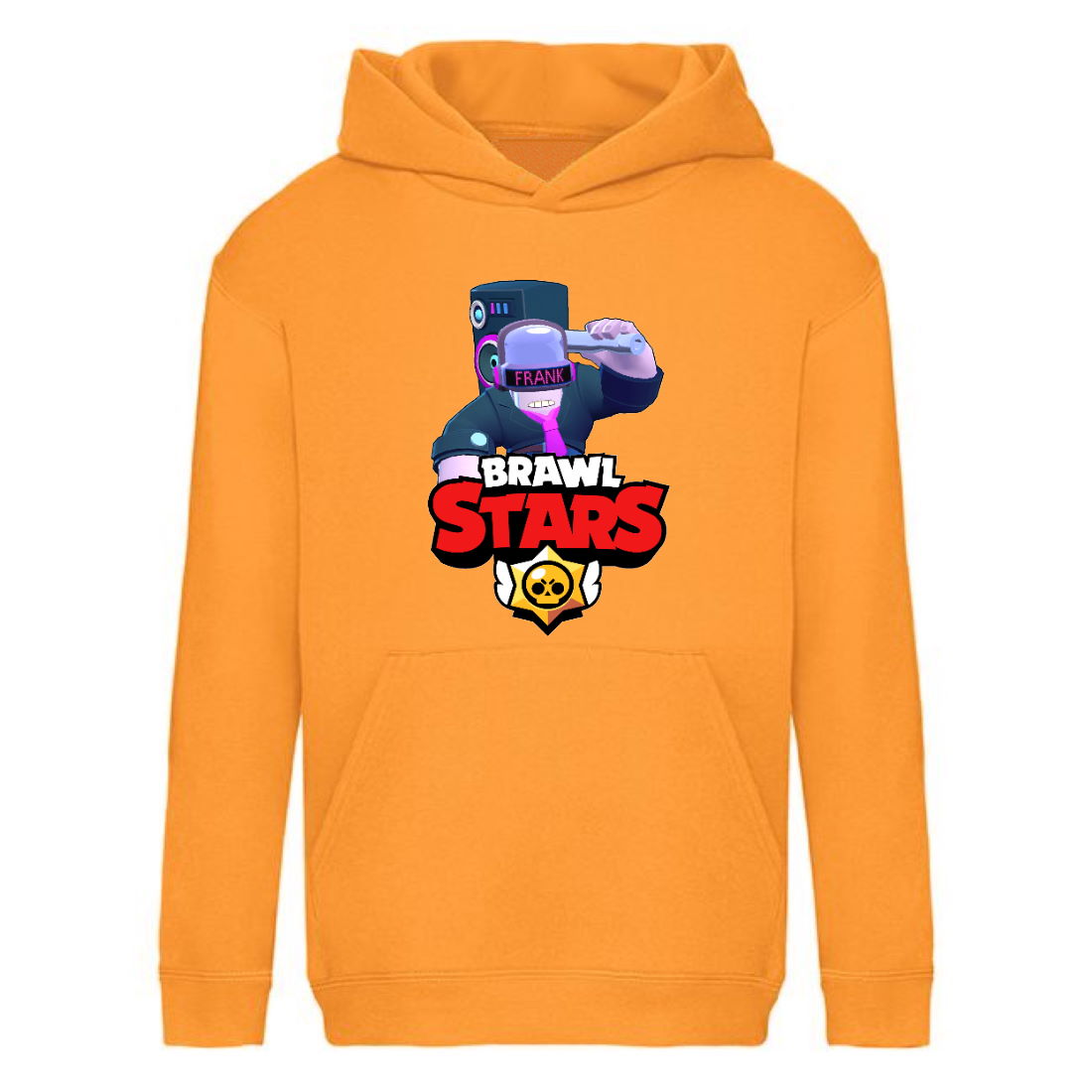 

Худи детская Brawl Stars Frank Dj (Бравл Старс Фрэнк Диджей) оранжевая (BRS orn) 116 см