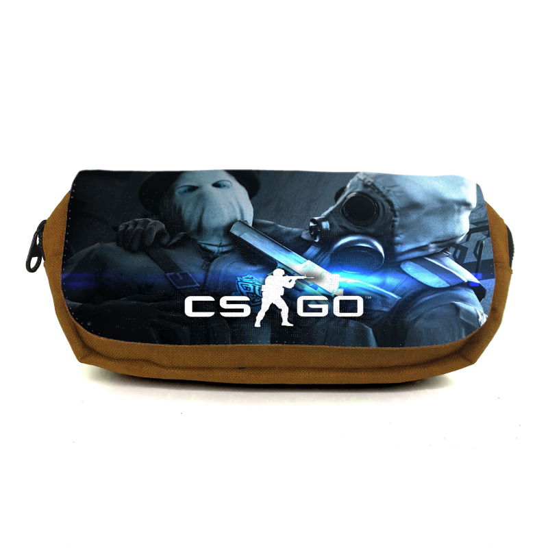 

Школьный пенал Контр Страйк органайзер универсальный (CSGO-0011-brown) коричневый