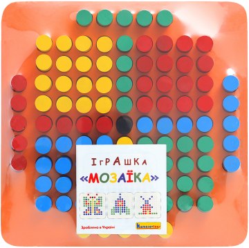 

Детская деревянная мозаика 101 элемент - Komarovtoys (20-99931)