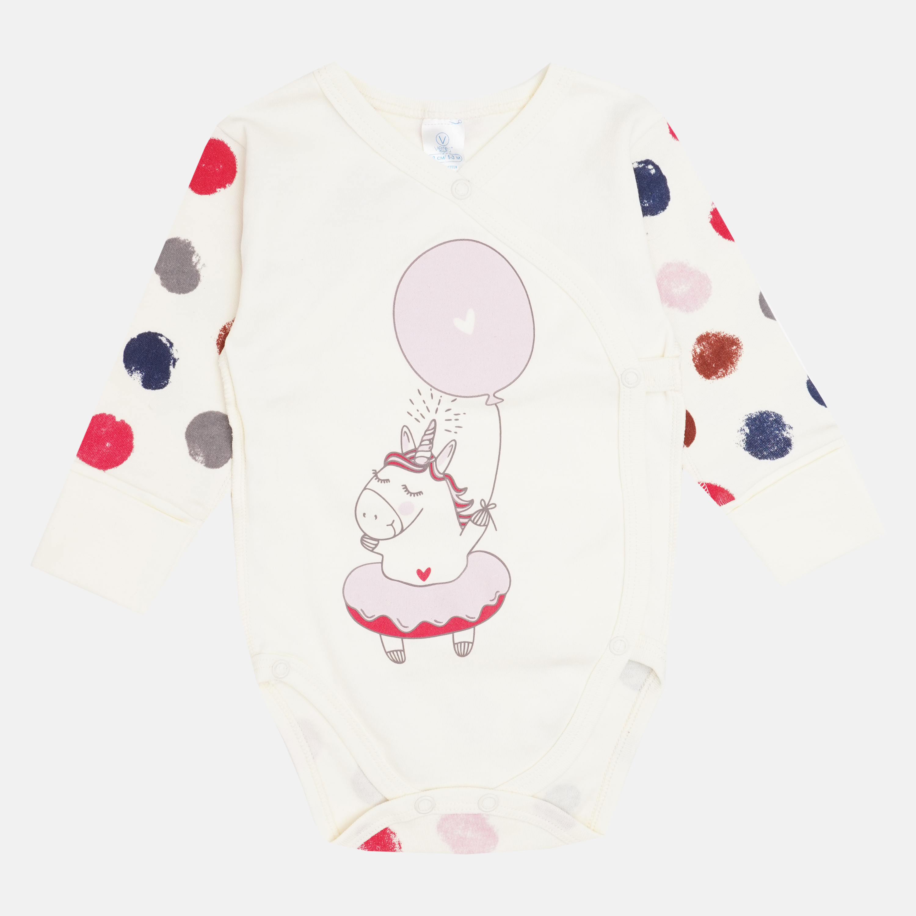 

Боди-распашонка Baby Veres Sweet Unicorn 102-2.87 62 см Молочная