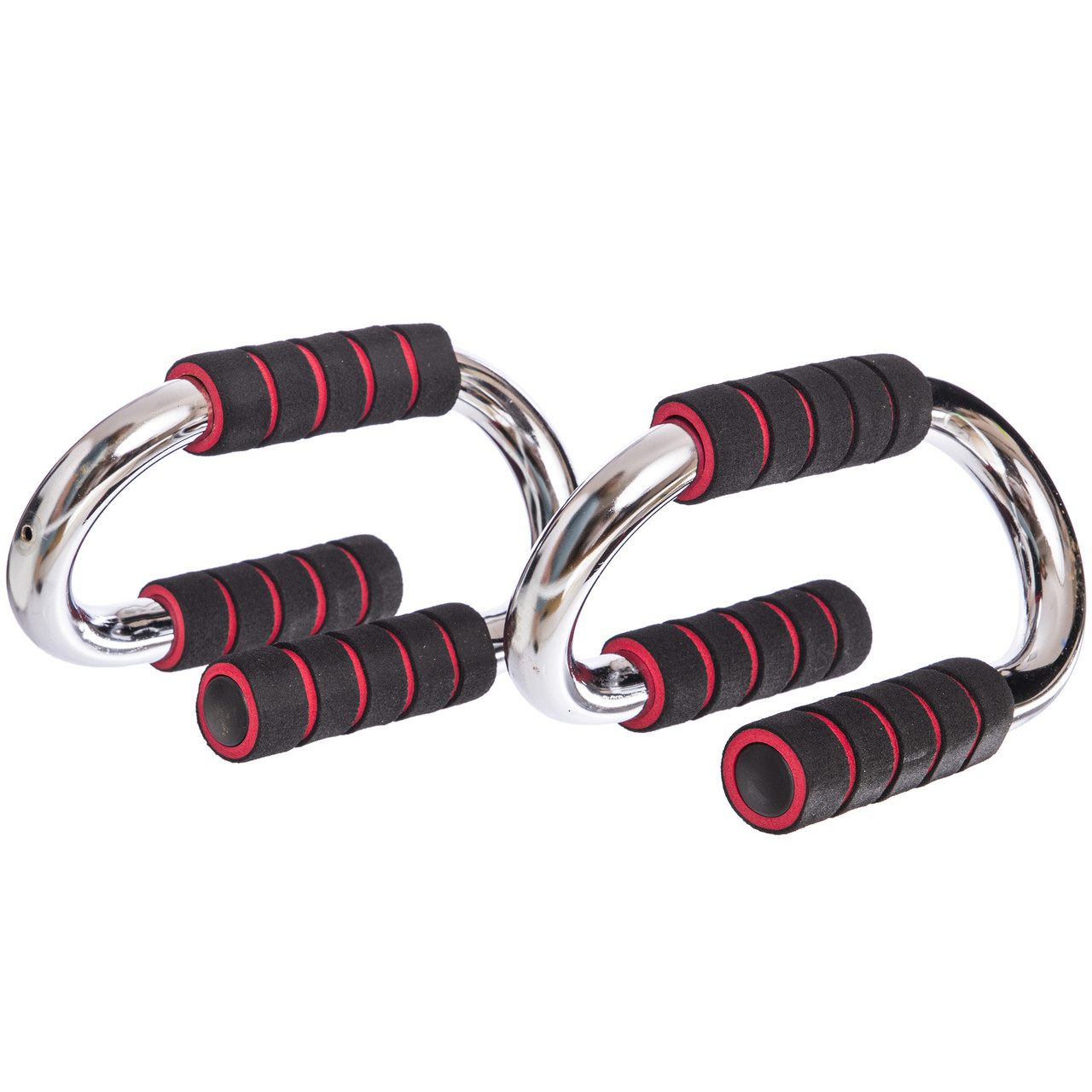 

Упоры для отжиманий Profi Push Up Stand My Fit 3971 черно-красный