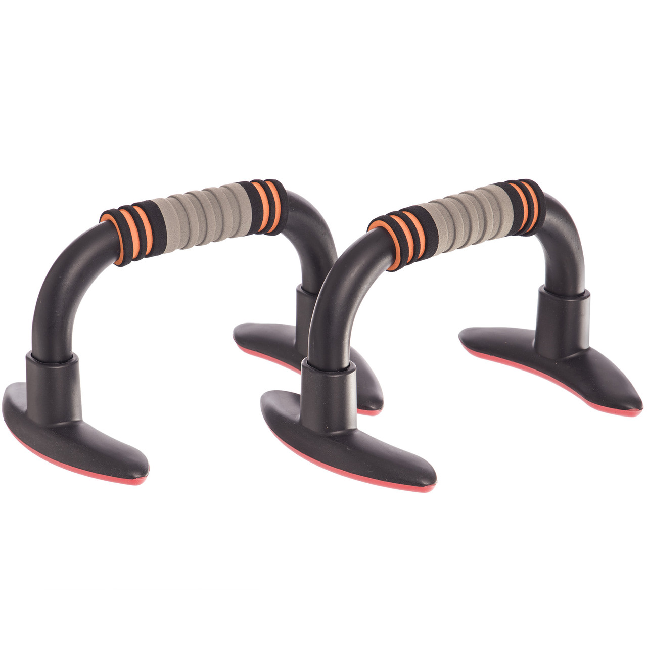 

Упоры для отжимания Profi Push Up Stand My Fit DCF-18 черно-серо-оранжевые