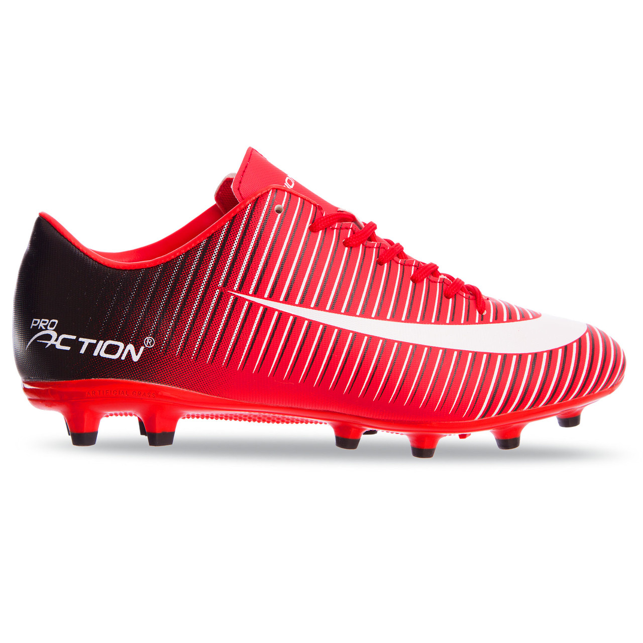 

Бутсы футбольные Pro Action Sprinter VL17778-TPU размер 44 Red-Black-White