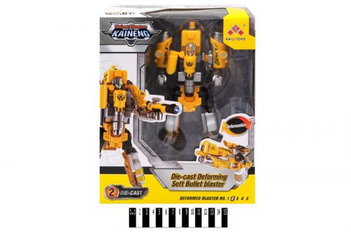 

Игрушка трансформер Kai Li Toys «Бластер Kaineng» с патронами жёлтый (SB452)