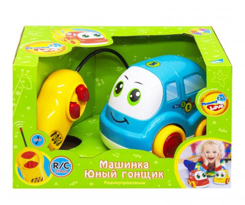 

Игрушечная машинка на р/у (радиоуправлении) WL Toys «Юный Гонщик» голубая (917-3)