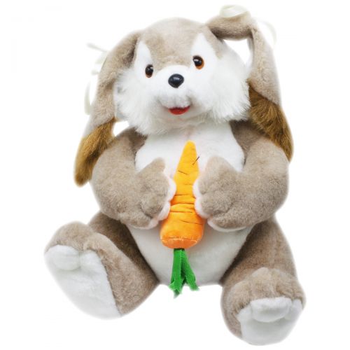 

Мягкая плюшевая игрушка WL Toys «Зайка Катя» 46 см бежевая (113029)