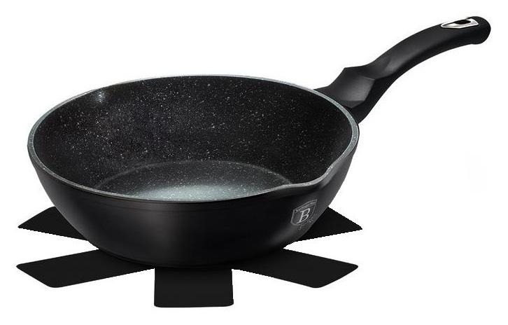 

Сковорода-сотейник алюминиевая Berlinger Haus Black Silver Ø24 см 2.3 л без крышки, с индукционным дном и мраморным антипригарным покрытием (BH-6185)