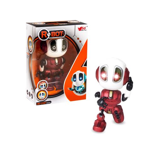 

Игровая фигурка робот MNG YING металлический индуктивный со звуком красно-белый (MY66-Q1202)