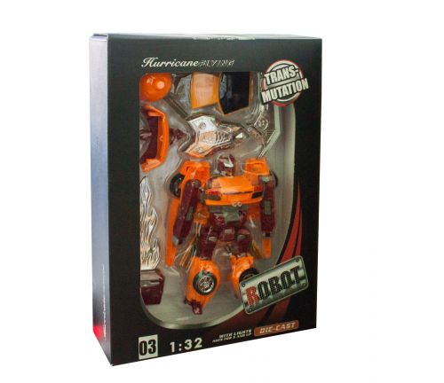 

Игрушка трансформер JINAO Hurricane Flying с аксессуарами оранжевый (1101A)