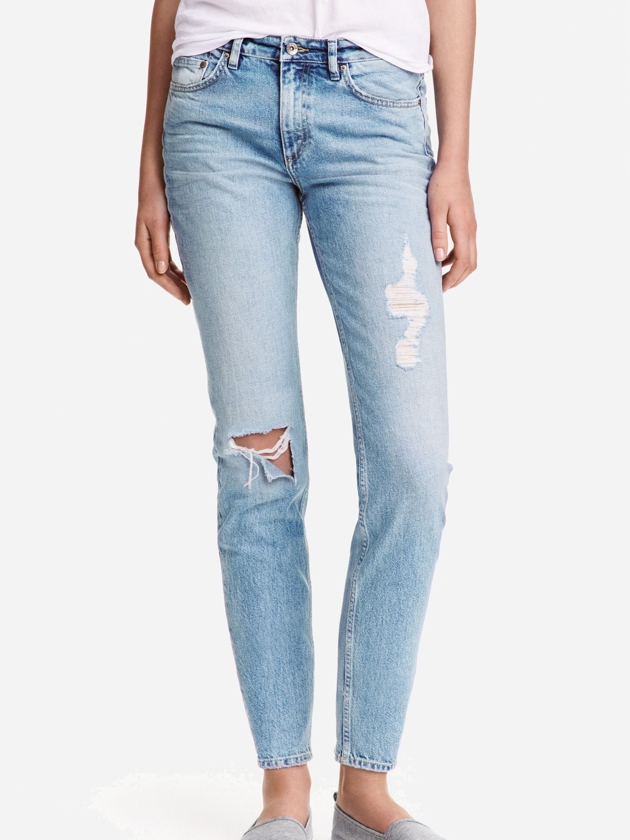 

Джинсы H&M 4257164-ACWM 32 Светло-голубые