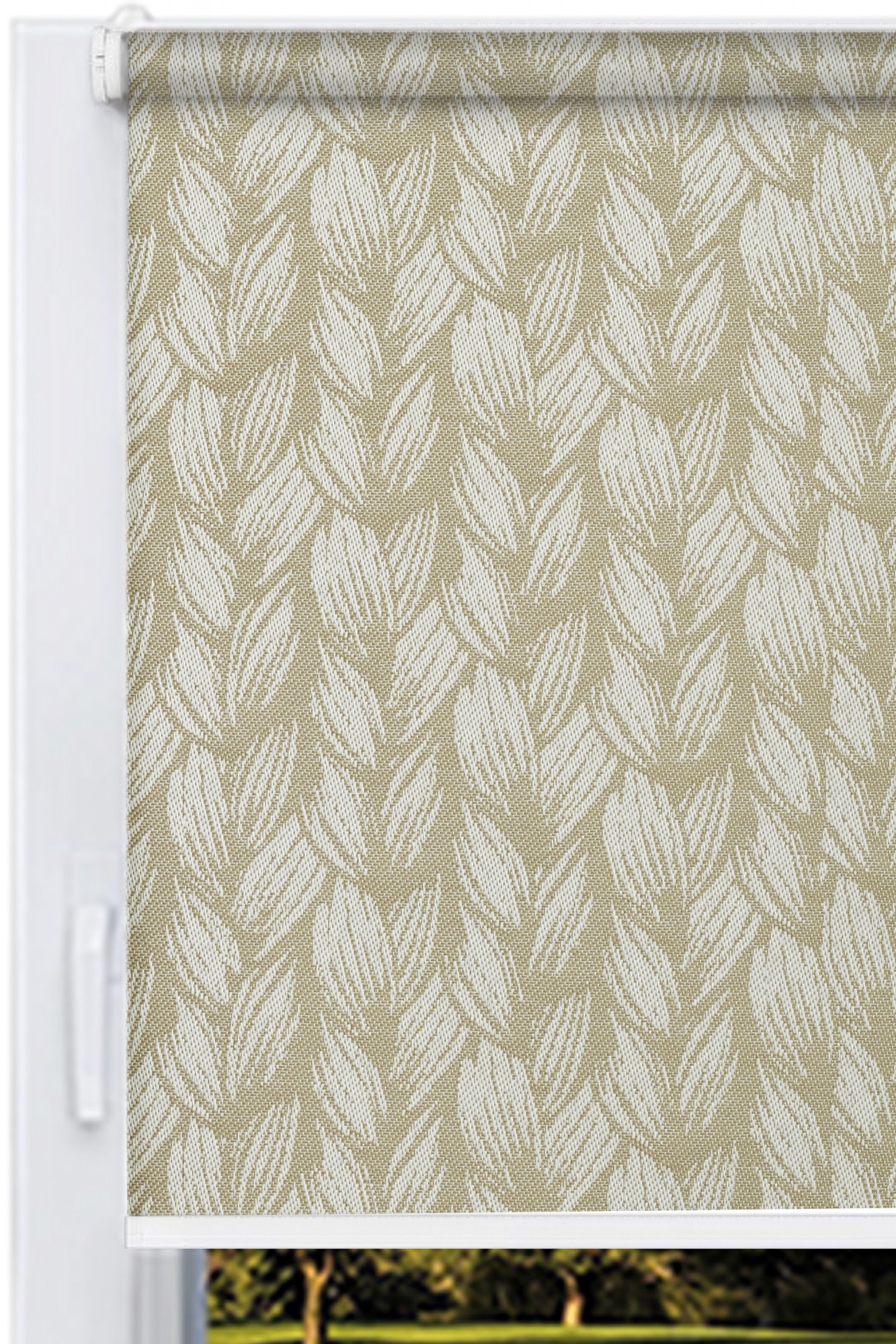 

Ролета тканевая DECOLUX 55x160 BRAID Джутовый,Стандарт25 белый,цепь125
