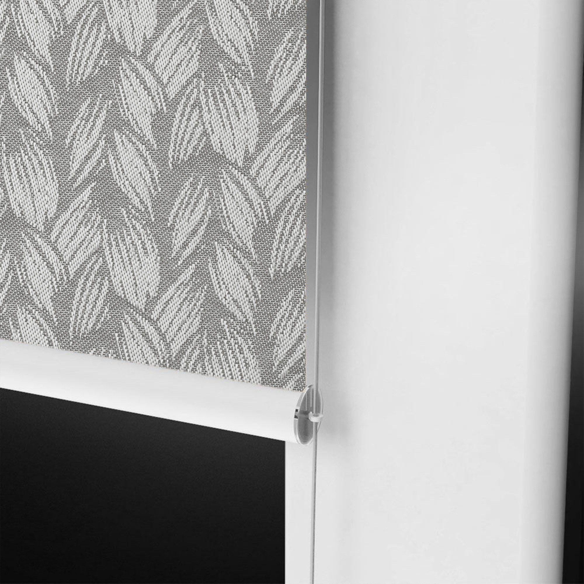 

Ролета тканевая DECOLUX 100x250 BRAID Графитово-серый,Стандарт32 белый,цепь200,Отвес Цепи,Утяжелитель MAXI
