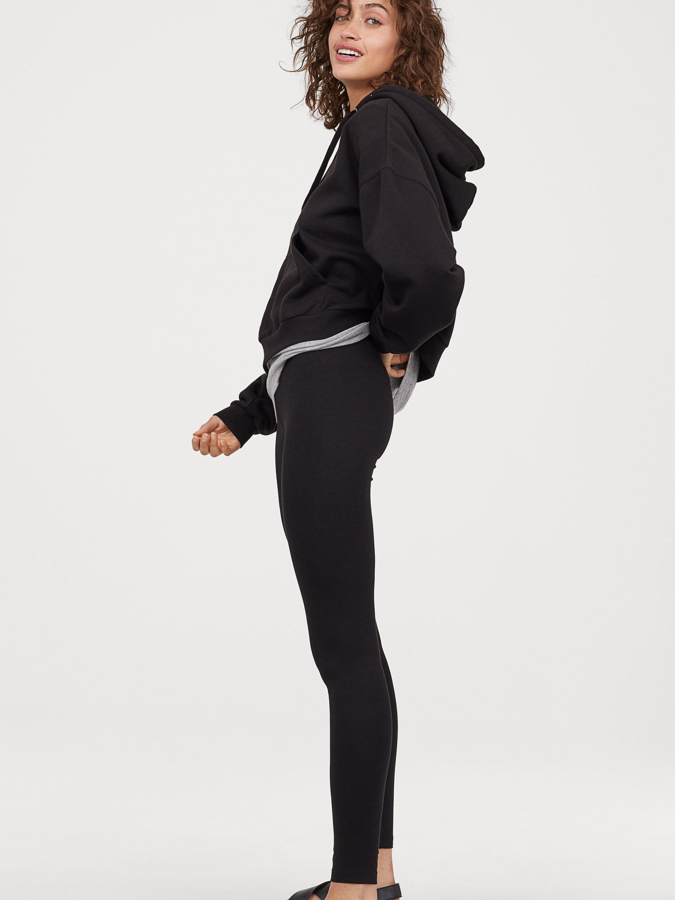 

Лосины H&M 6884329-AAAD XL Черные