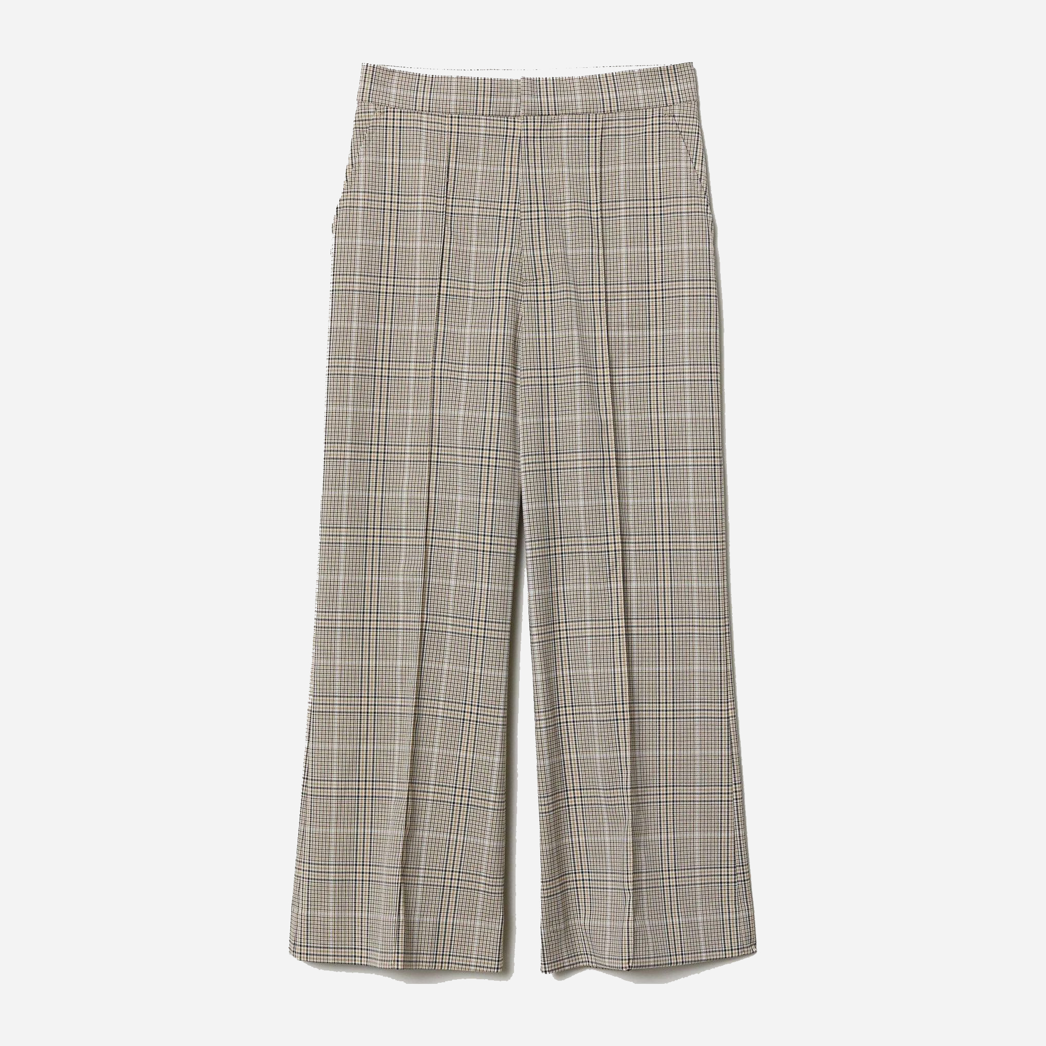 

Брюки H&M 6939158-ABZJ 38 Бежевые с черным