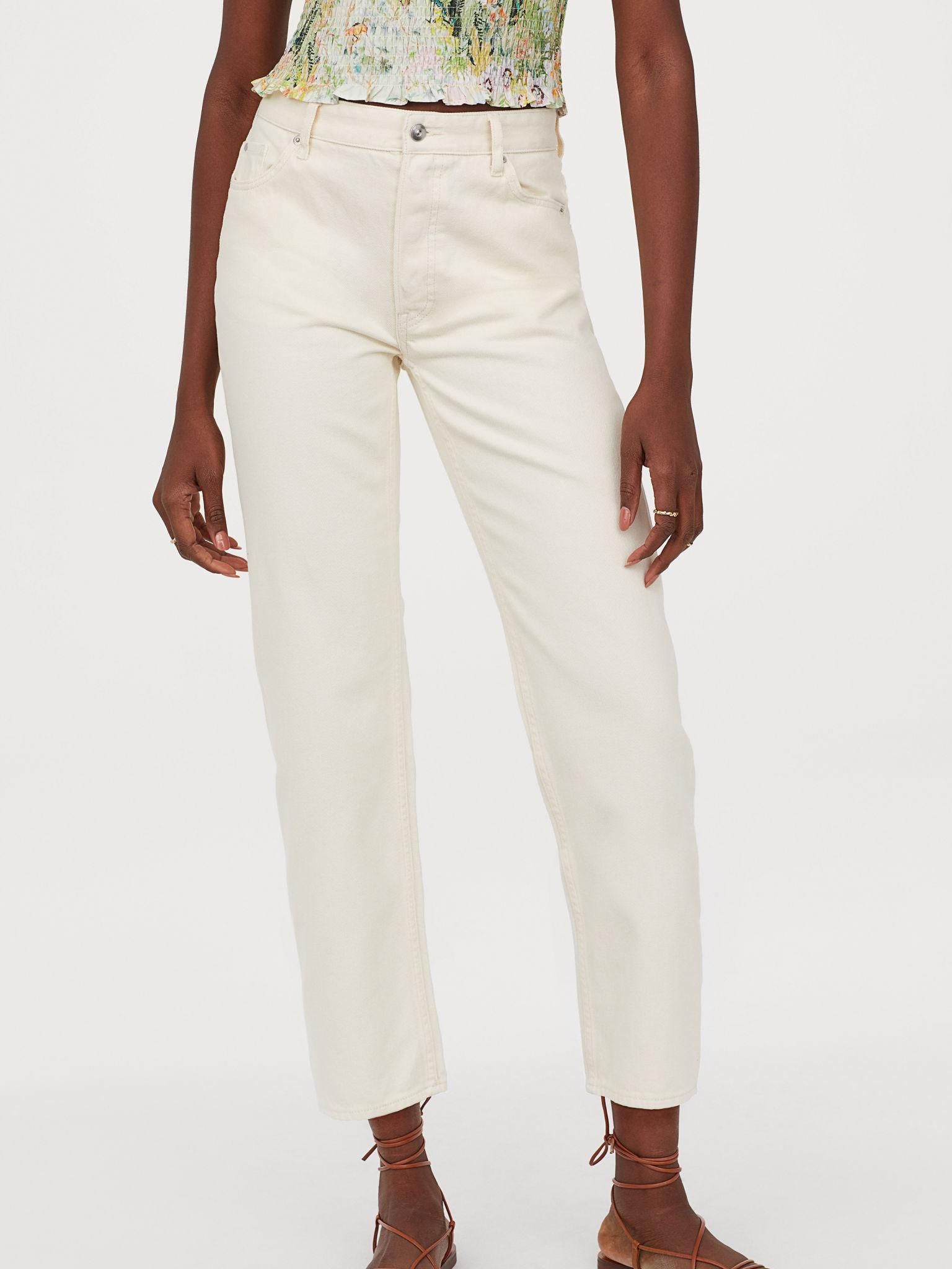 

Джинсы H&M 7719640-ABAK  Молочные, Джинсы H&M 7719640-ABAK 38 Молочные