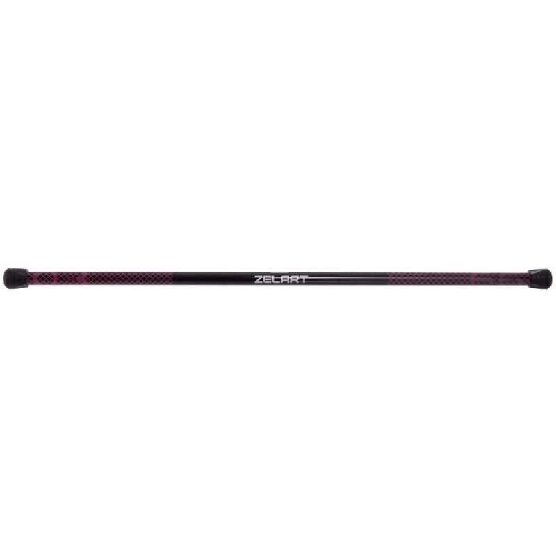 

Палка гимнастическая (бодибар) Zelart Modern Body Bar My Fit 2611-3 3 кг Black-Violet