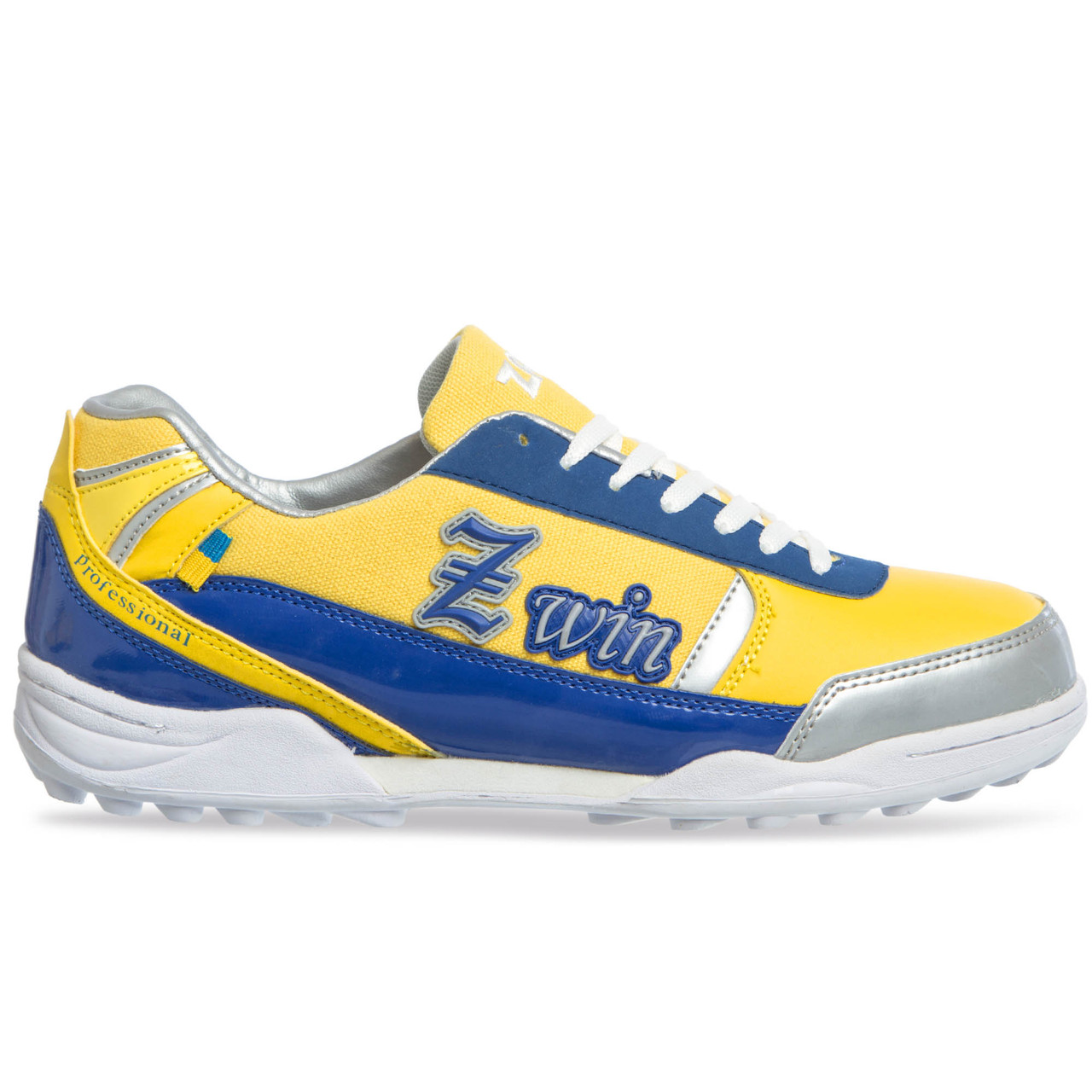 

Сороконожки шиповки Zelart Plus Sprinter OB-90203 размер 45 Yellow-Blue-White