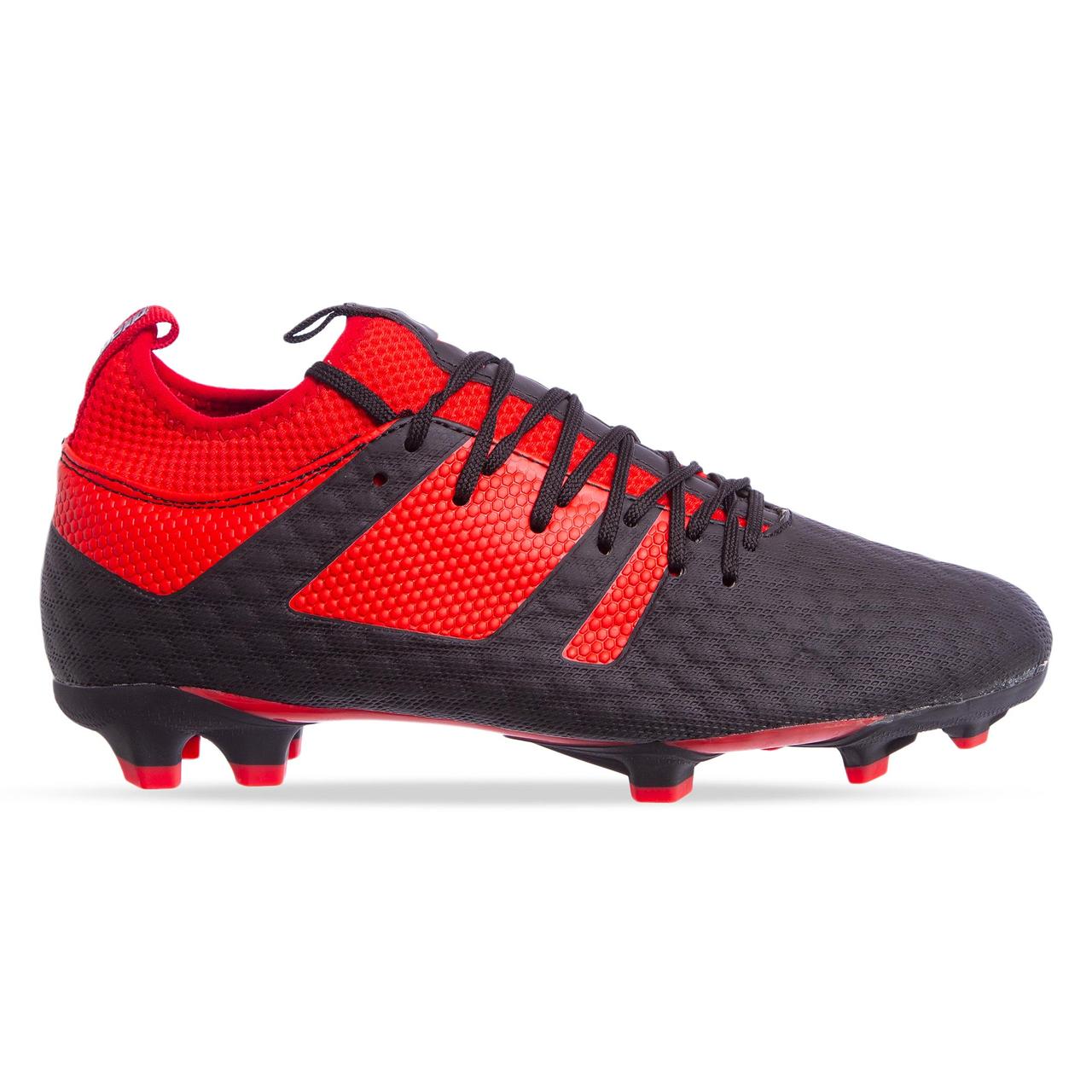 

Бутсы футбольные с носком DIFENO Sprinter 181239-2 размер 42 Black-Red