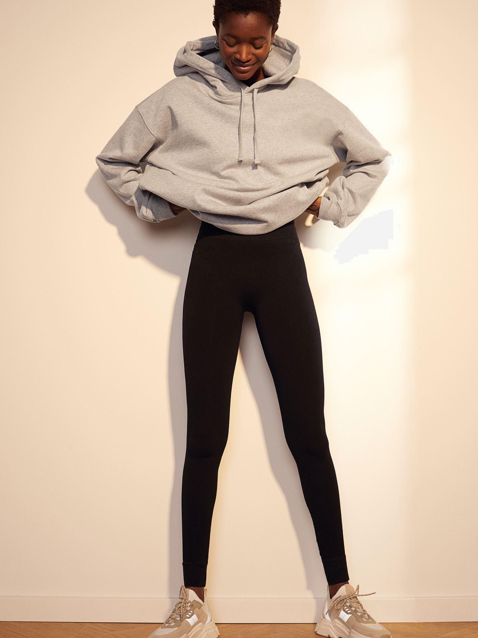 

Спортивные леггинсы H&M 9099162-AAAD M Черные