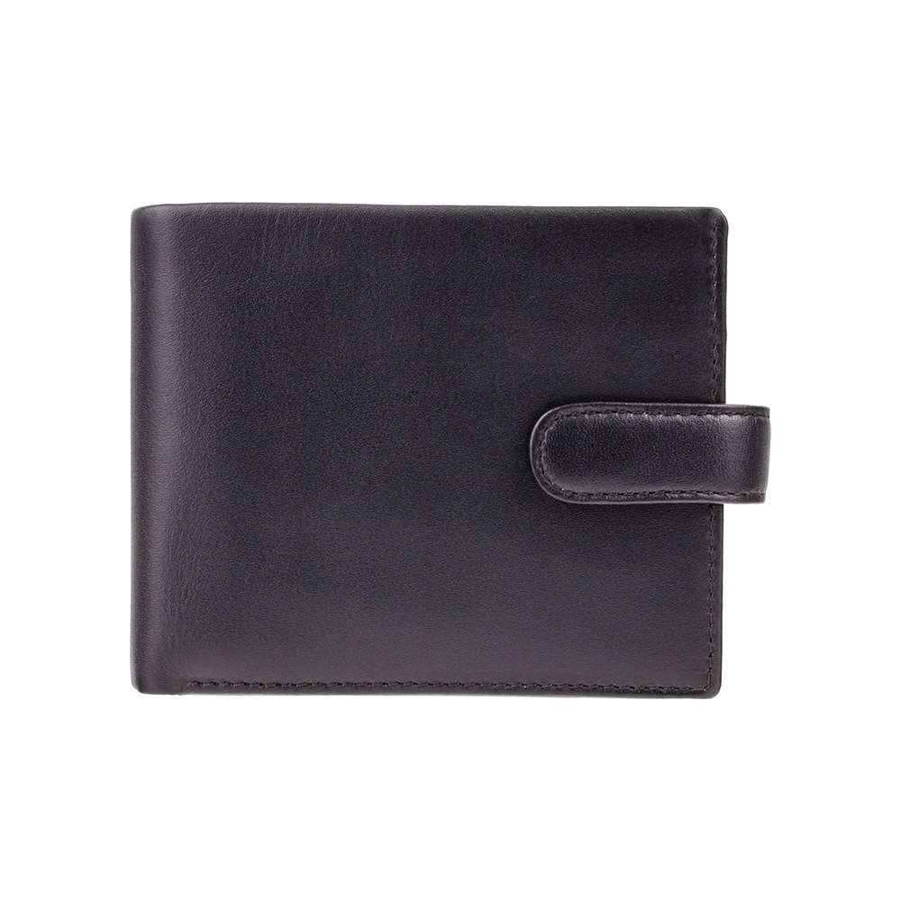 

Кошелек мужской Visconti PM102 Leonardo c RFID (Black Blue)
