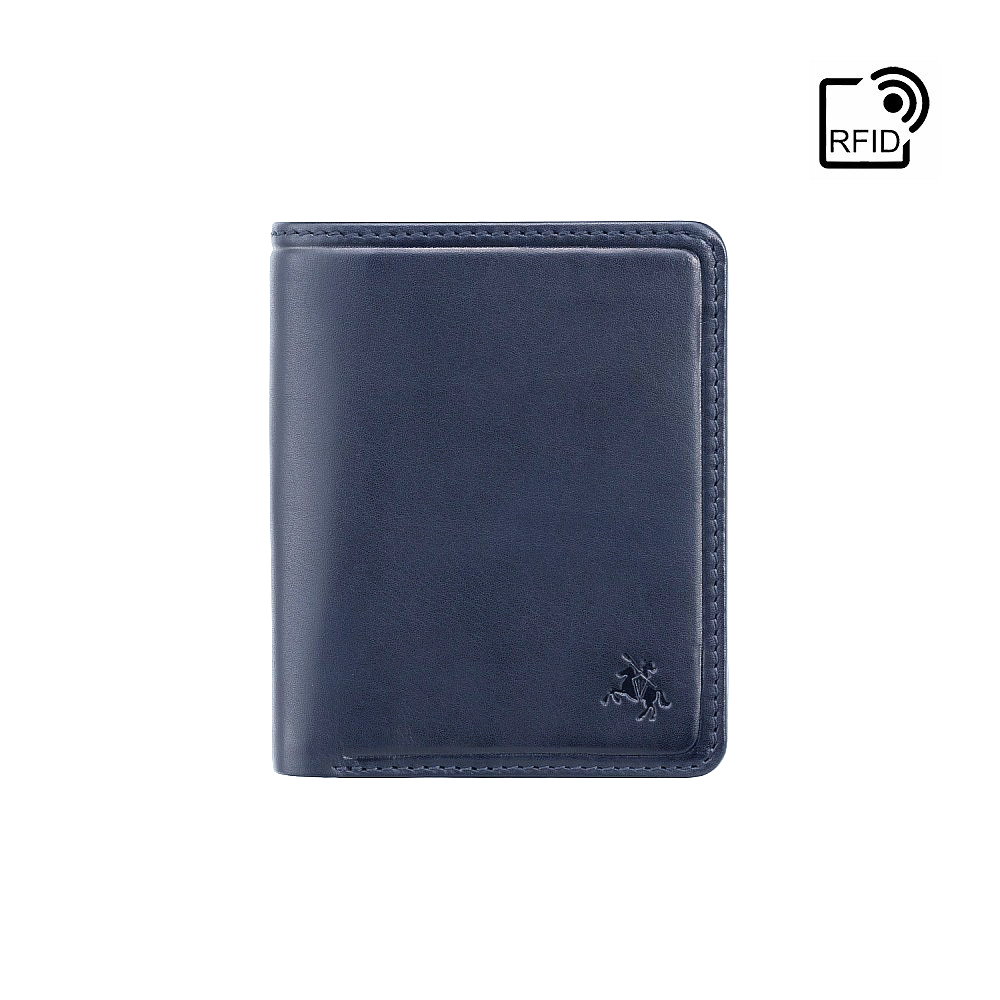 

Кошелек мужской Visconti PLR70 Piana c RFID (Steel Blue-Orange)