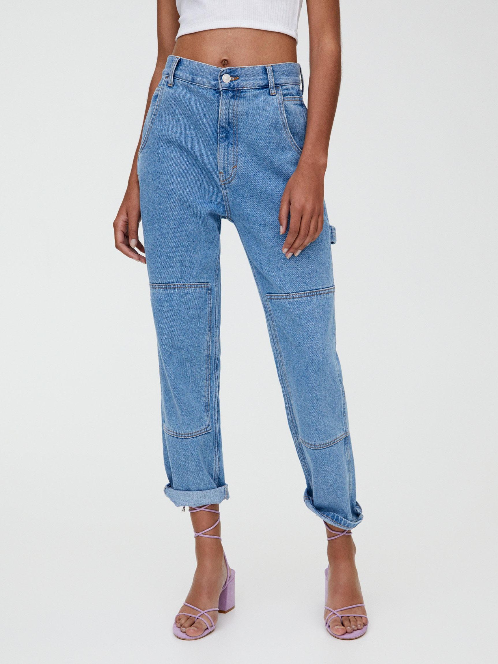 

Джинсы Pull & Bear 9684/301/400-ACWX 42 Светло-синие