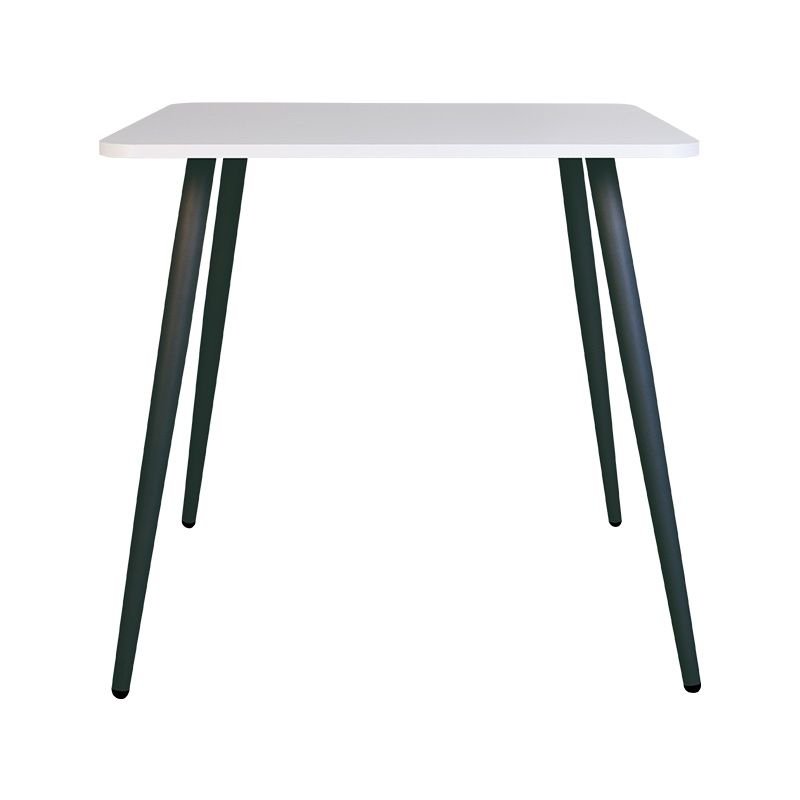 

Обеденный стол из металла/ДСП MODERN LITE H18 70 рама в цвете черный Новый стиль цвет белый