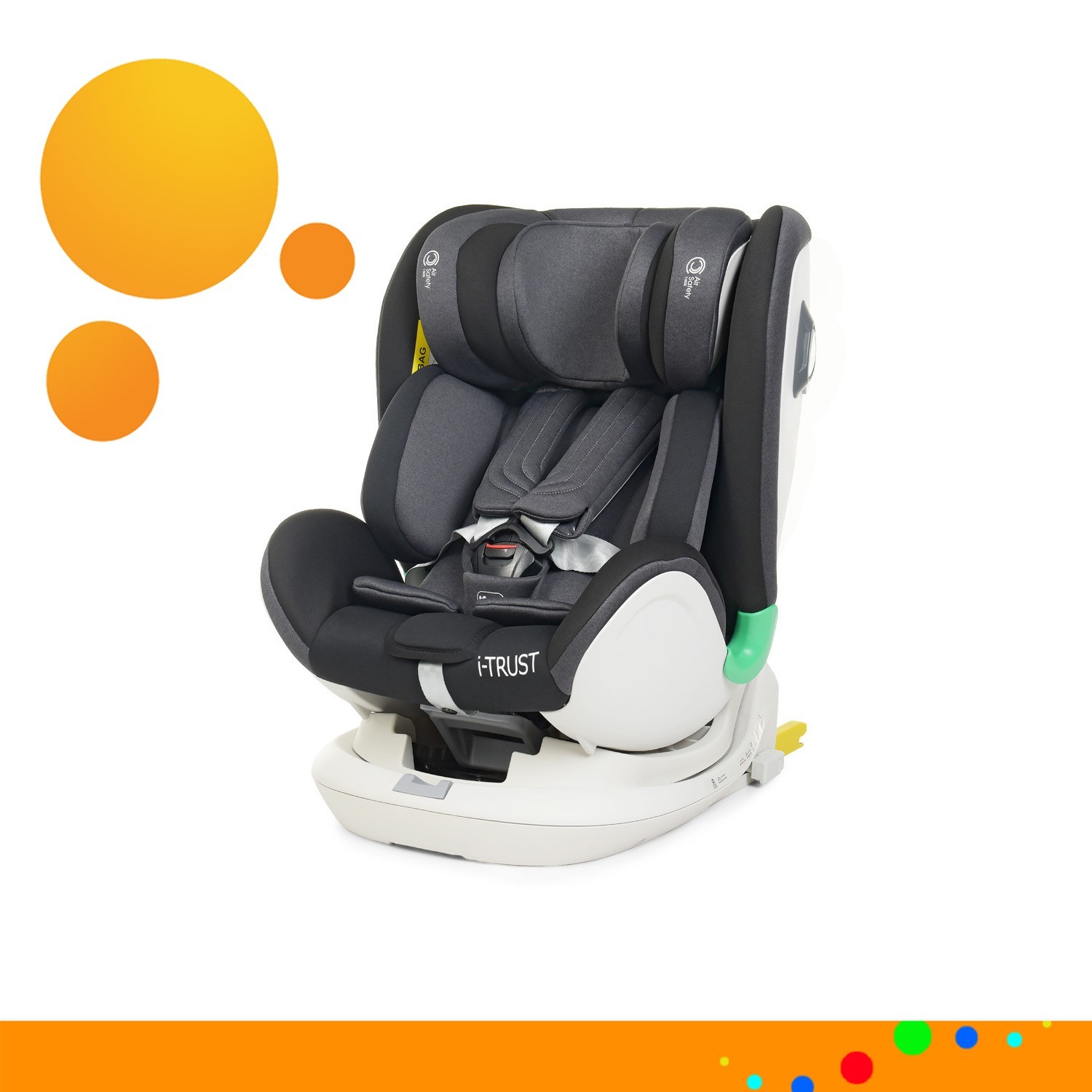 

Детское автокресло El Camino I-TRUST ME 1081 Gray Серый (+0-1-2-3, 0-36 кг, i-SIZE R129, isofix, поворот 360) (ME 1081 Gray)