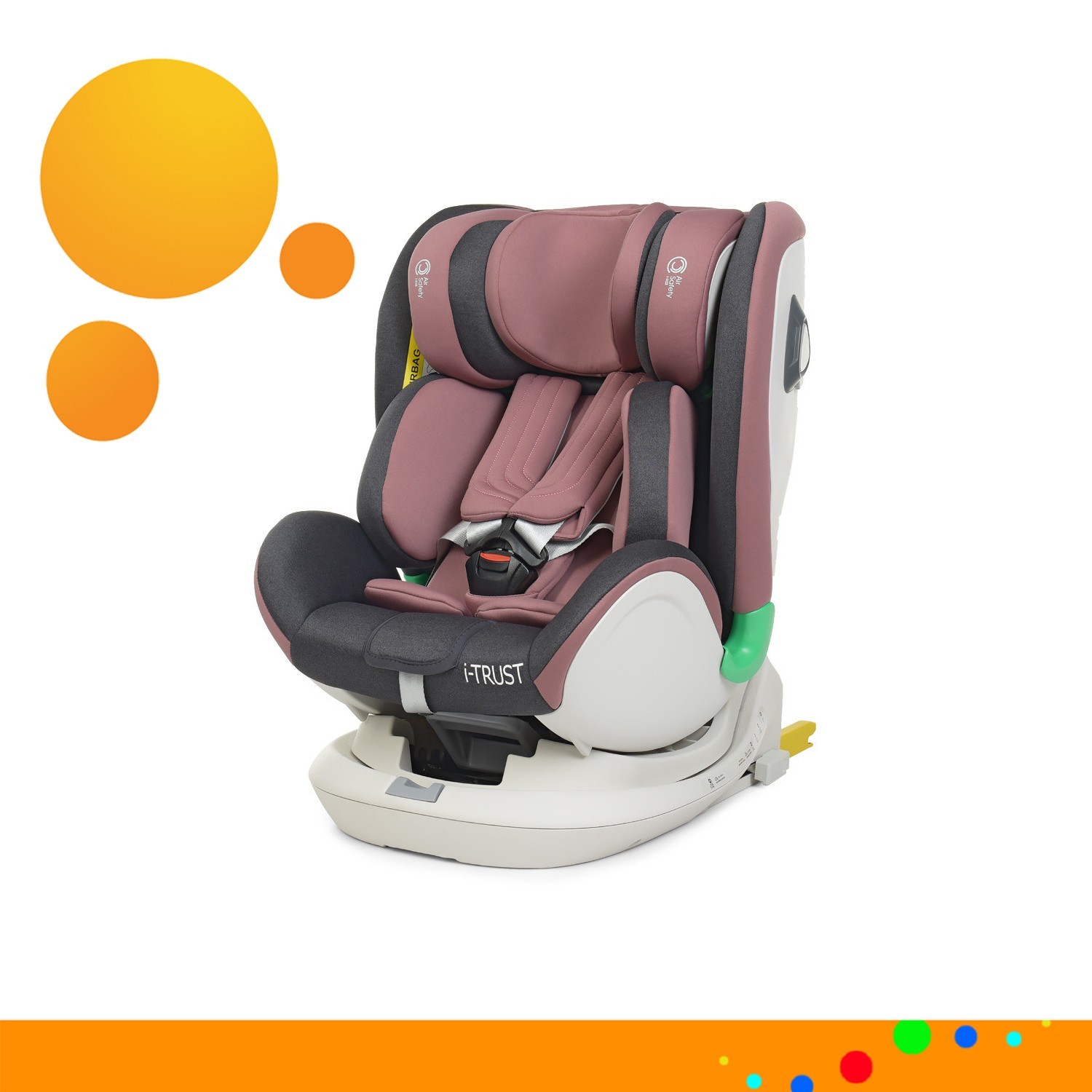 

Детское автокресло El Camino I-TRUST ME 1081 Pale Pink Розовый (+0-1-2-3, 0-36 кг, i-SIZE R129, isofix, поворот 360) (ME 1081 Pale Pink)