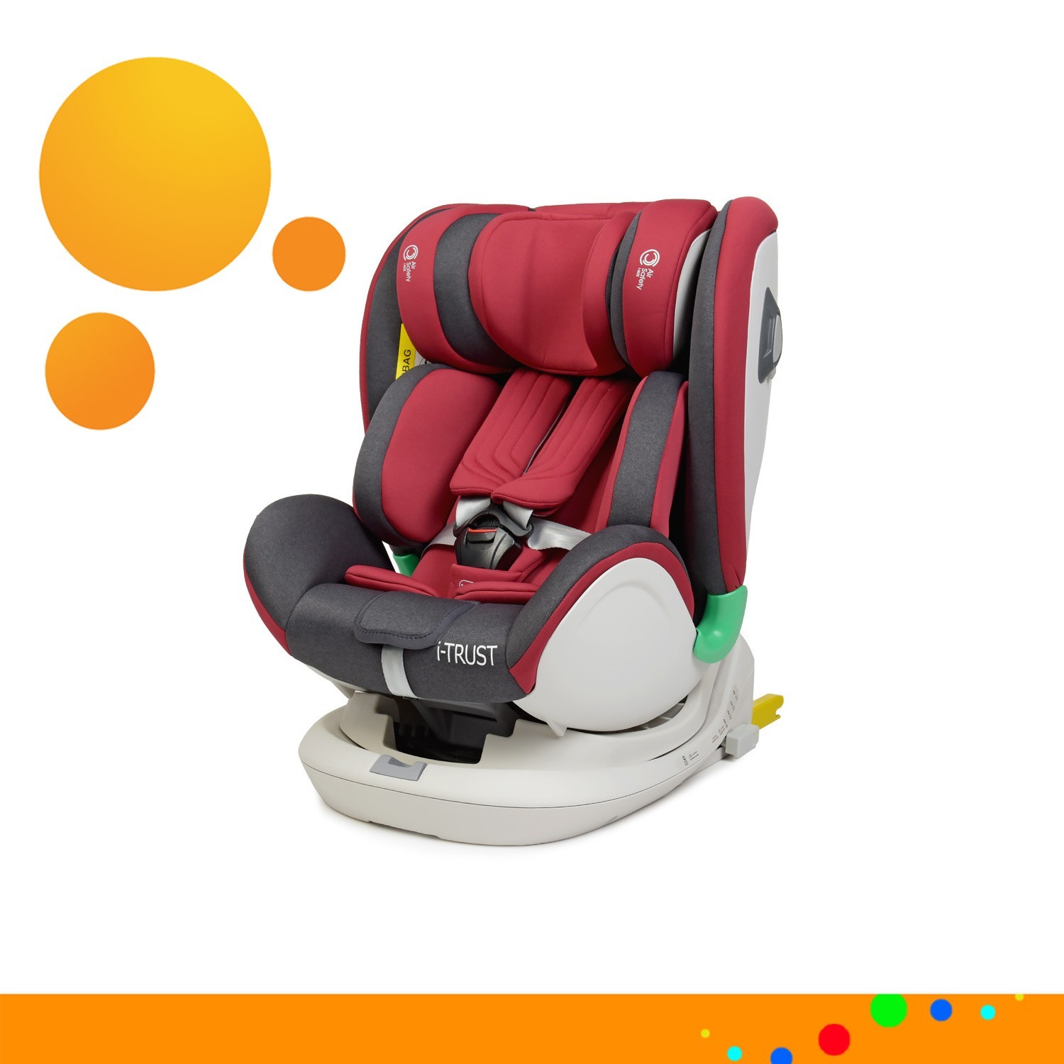 

Детское автокресло El Camino I-TRUST ME 1081 Red Красный (+0-1-2-3, 0-36 кг, i-SIZE R129, isofix, поворот 360) (ME 1081 Red)
